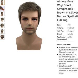 Men's Star Lord Wig - Never Used